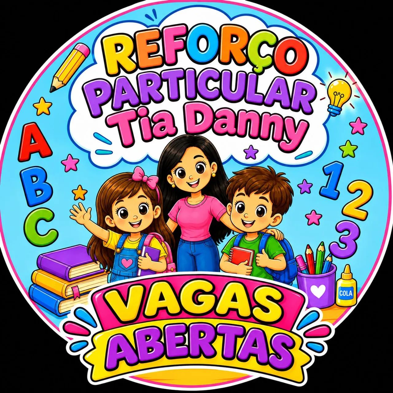 Reforço escolar Tia Danny.