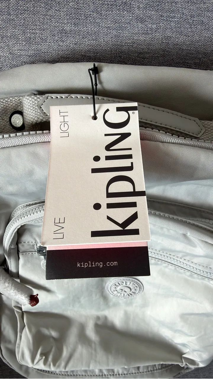 Mochila Kipling Cinza NOVA - Foto 2
