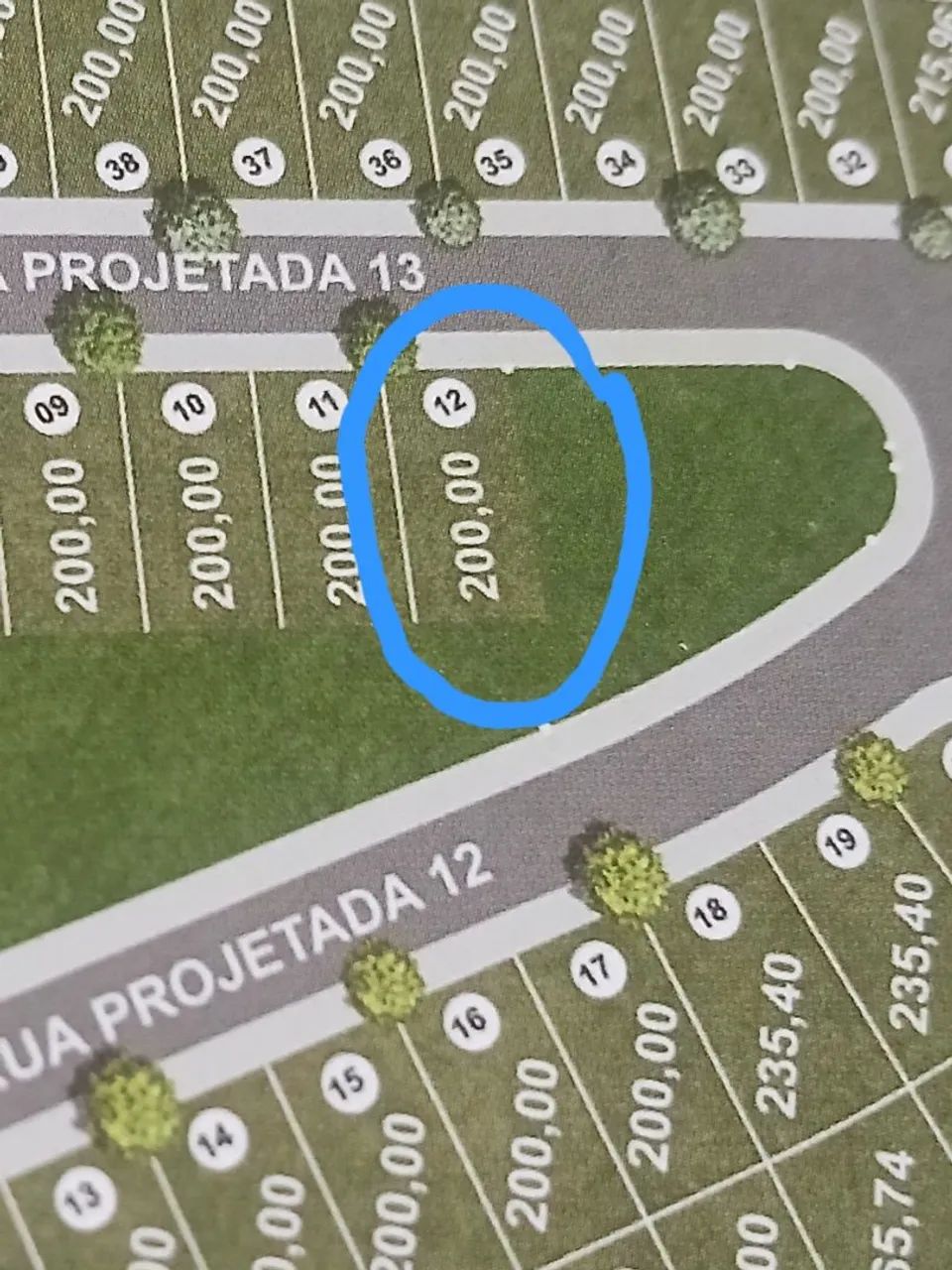 Repasse de terreno no loteamento reserva armonia 