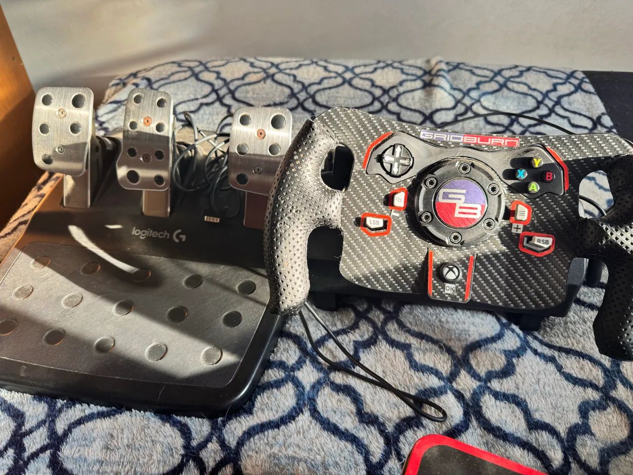G920 com mod de aro e pedal célula de carga 