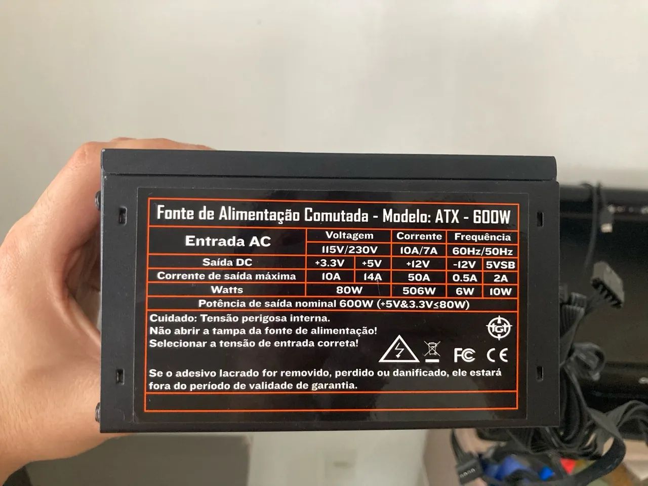 Fonte TGT Tomahawk T3 600W - Foto 2