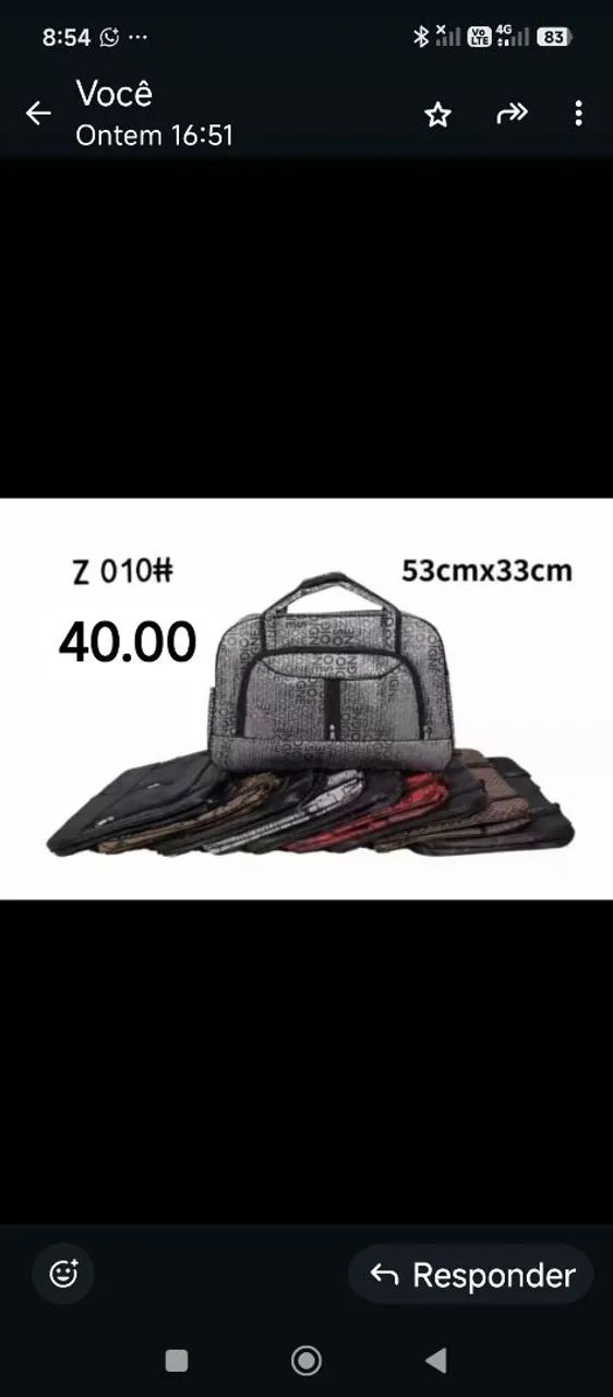 Bolsa de viagem super forte e resitentev