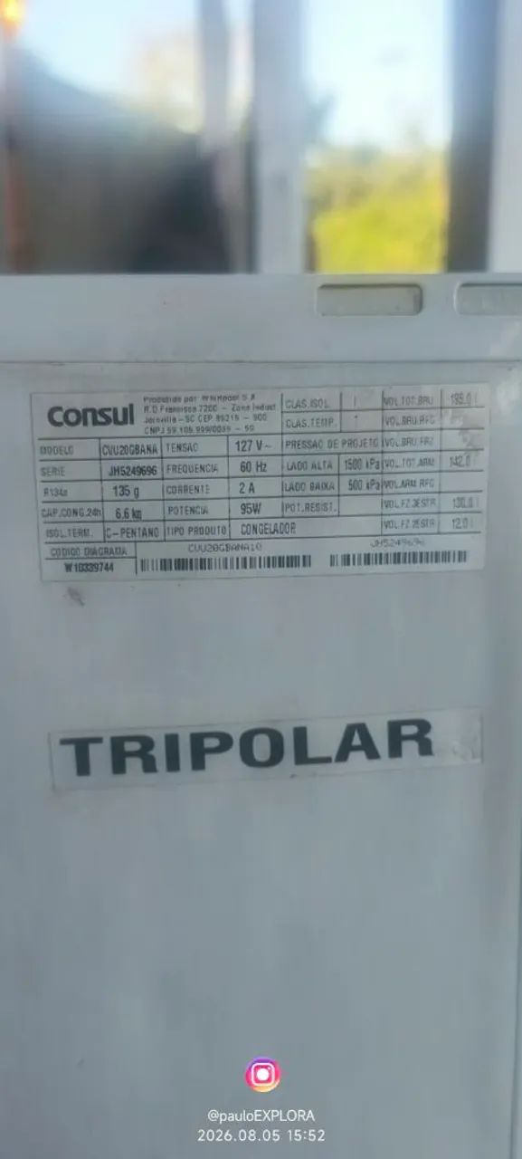 Freezer vertical Consul 142 litros - Foto 2