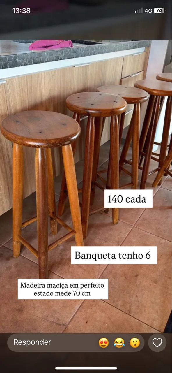 Cadeiras de madeira maciça - Foto 2