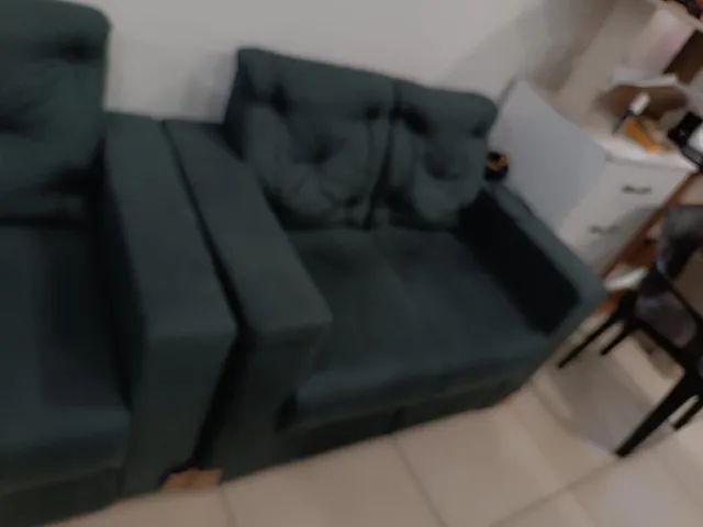 Sofa cinza escuro 3 e 2 lugares - Foto 4