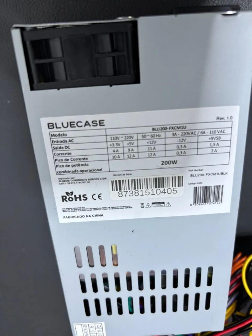 fonte bluecase Slim Flex 1u 200W - Foto 2
