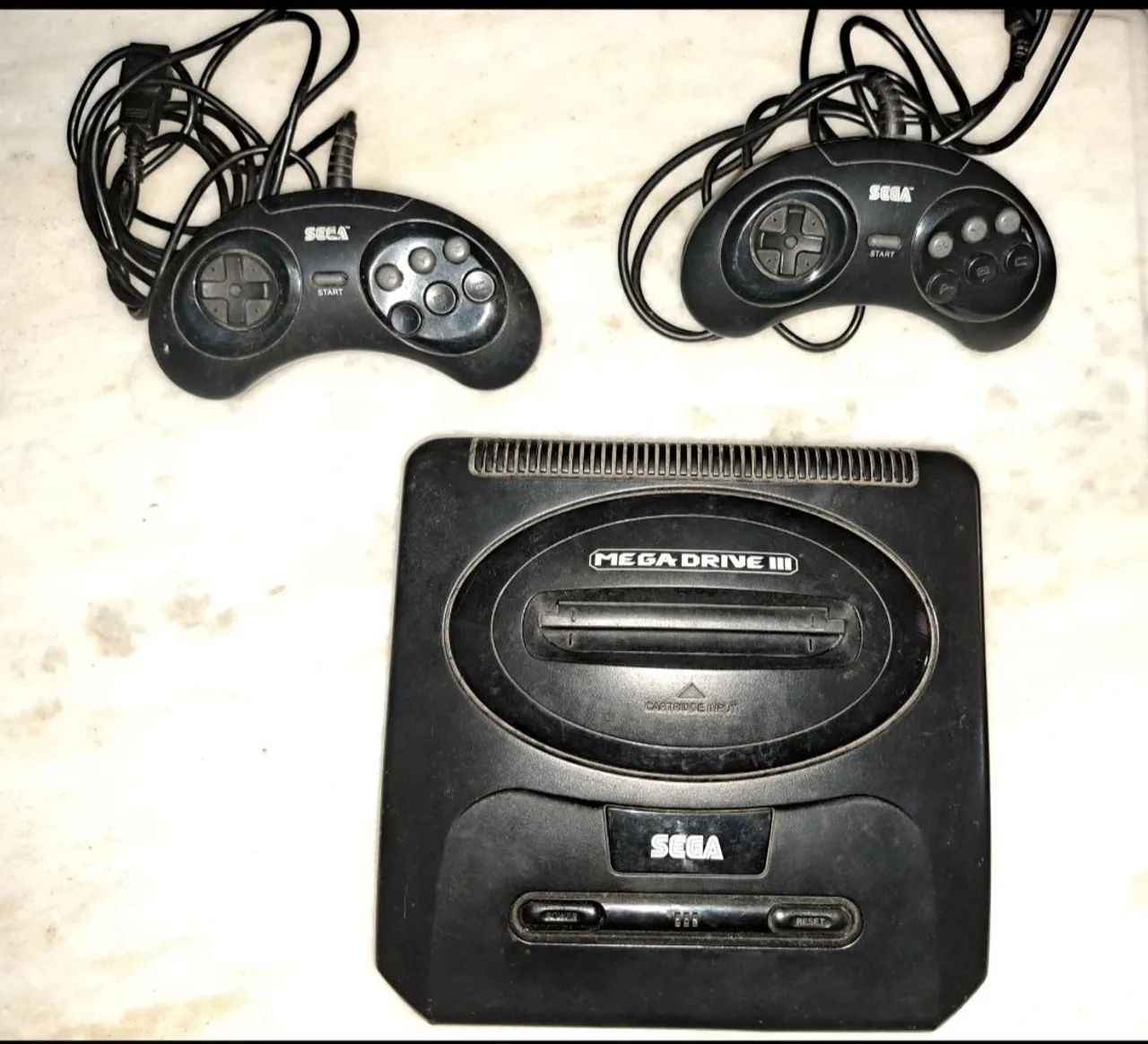 Mega Drive 3 com jogos 