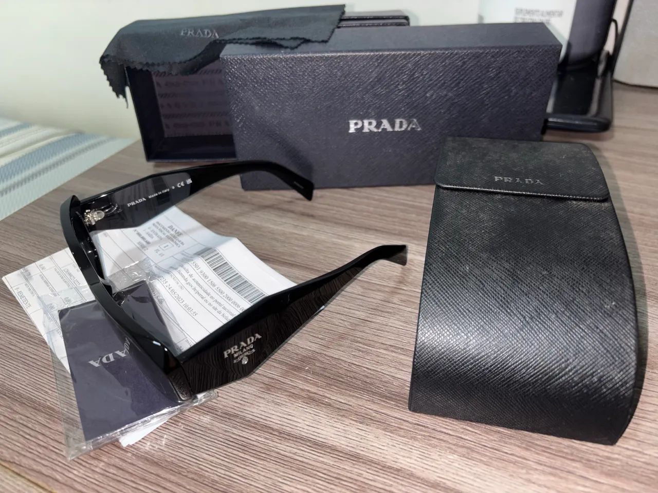 Óculos Prada solar 17ws muito novo - Foto 3