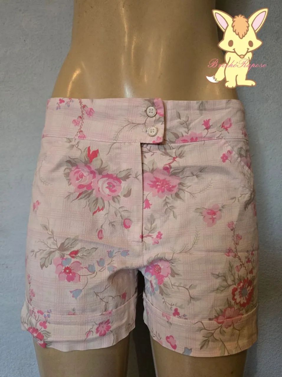 Shorts floral vintage 