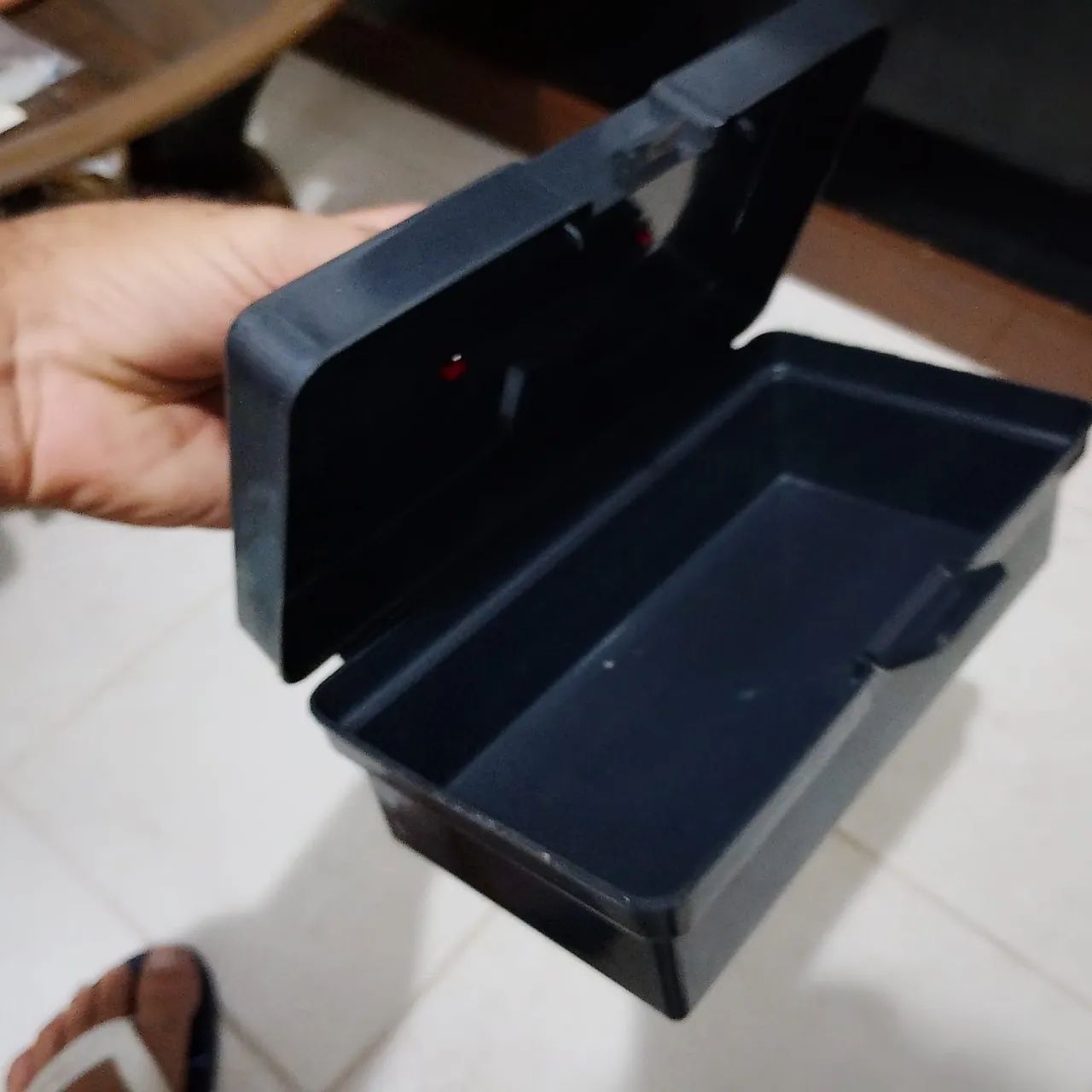 Mini maleta organizadora com alça e trava super funcional  - Foto 4