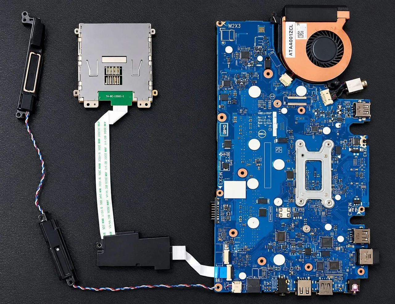 Placa-mãe Dell Latitude E7250 + Kit de componentes FUNCIONANDO