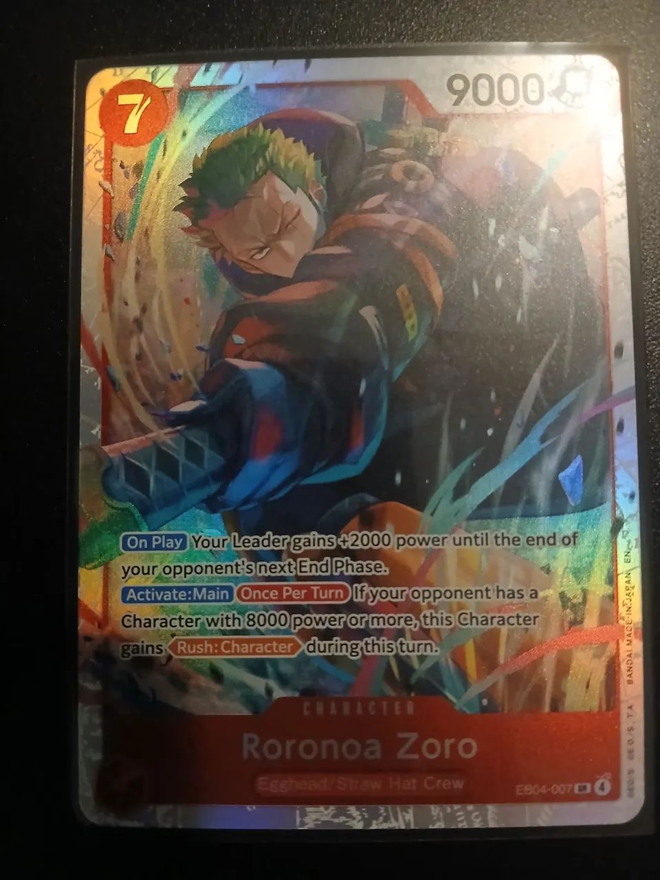 Roronoa Zoro EB04-007 - Hobbies e coleções - Vila Isa, São Paulo