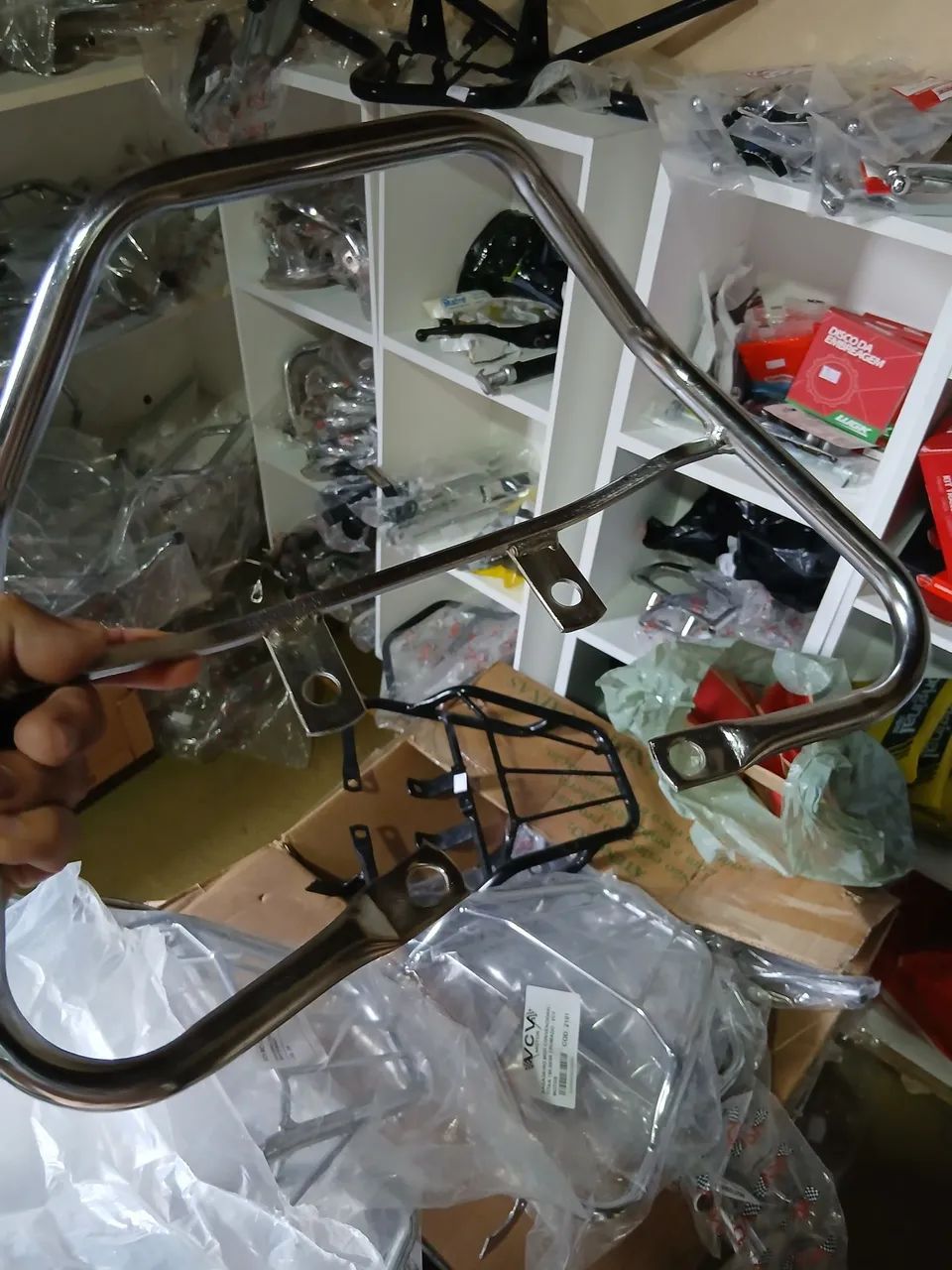 alcinha garupa cromada titan 160 ate 2024. - Foto 2