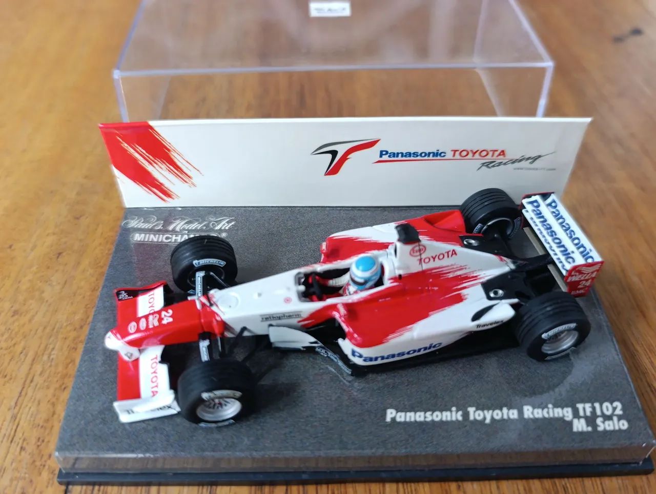 Kyosho ミニッツF-1 Panasonic Toyota TF102 Miniatura 1:43 Minichamps Fórmula 1 Panasonic Toyota Racing TF102