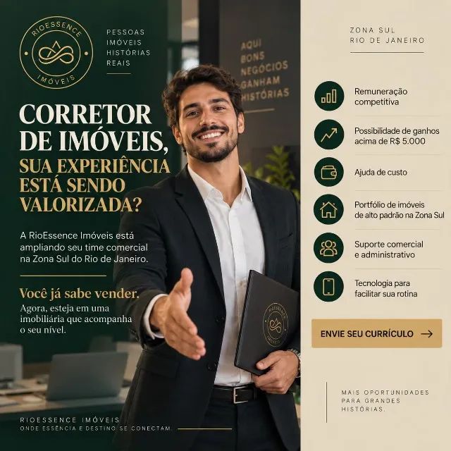 Oportunidade- Corretor(a) imobiliário(a)