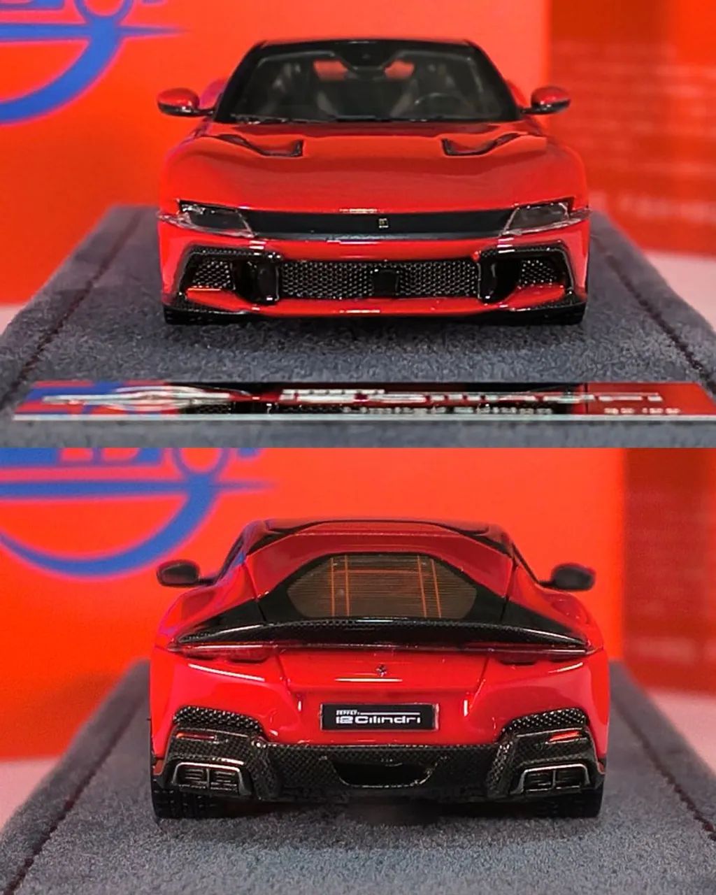 Zadie Model 1:64 (resina) Ferrari 12 Cilindri rosso corsa - Foto 2