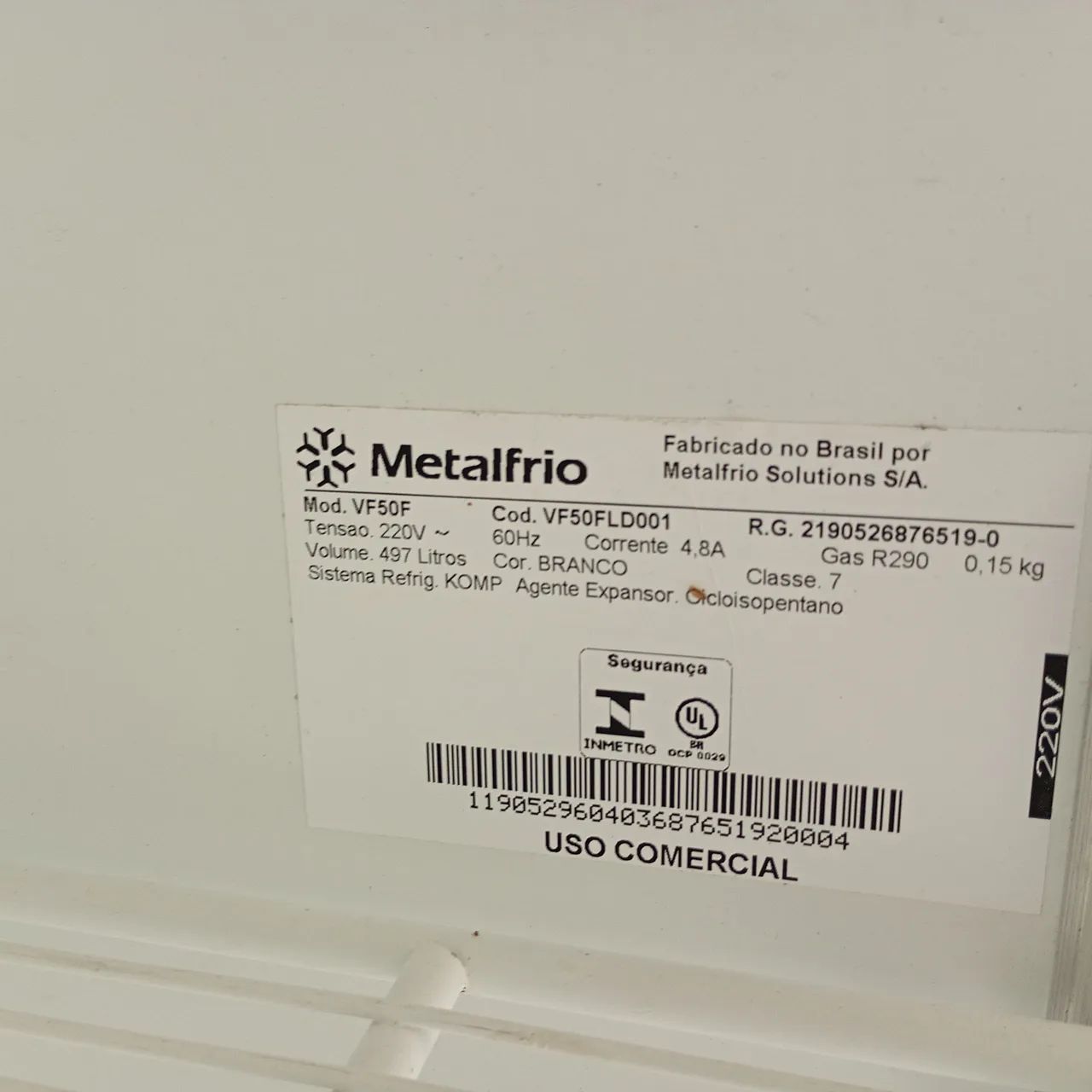Freezer vertical expositor 497l 220v - Foto 2