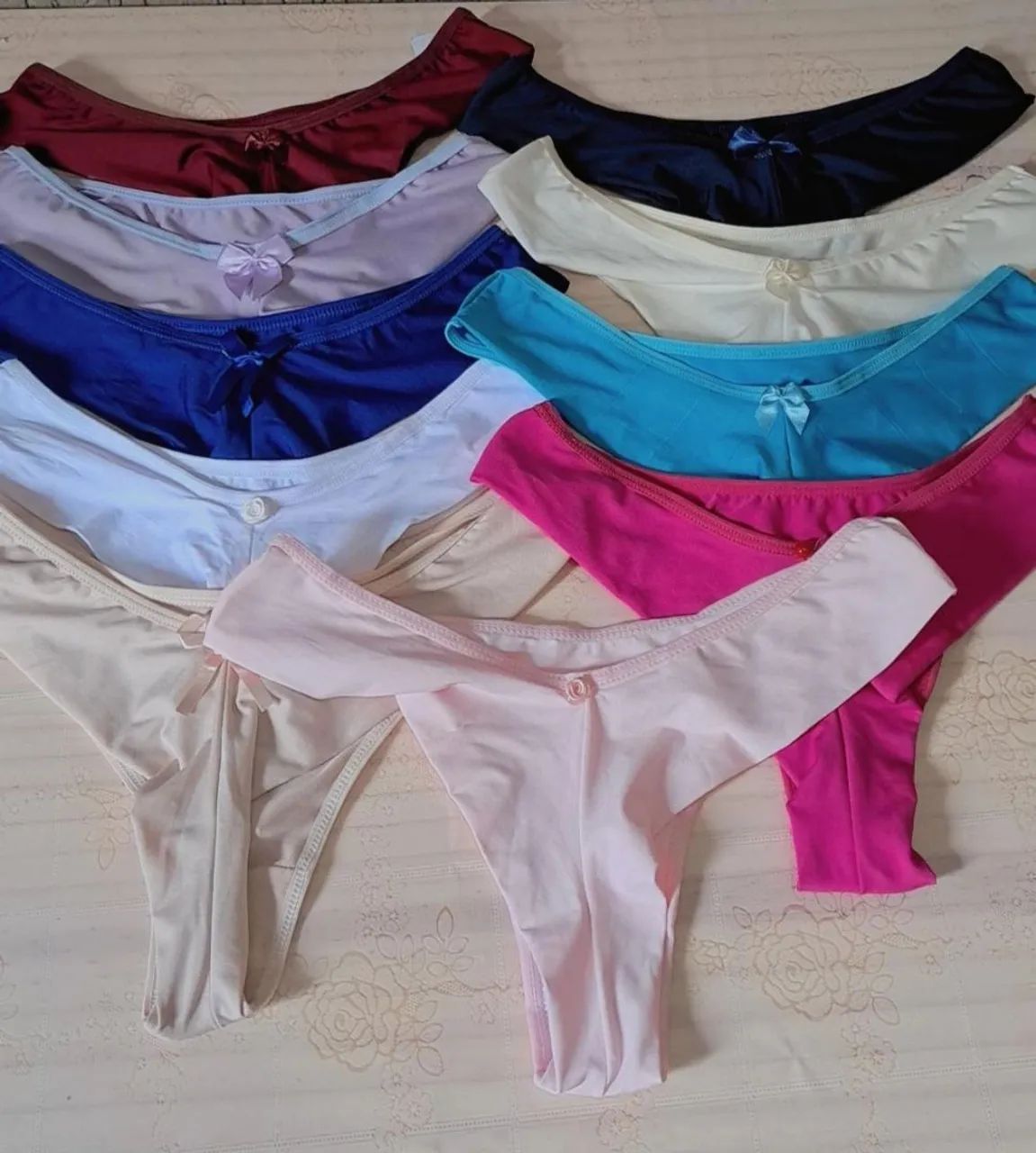 Calcinhas fio e fio duplo varias cores