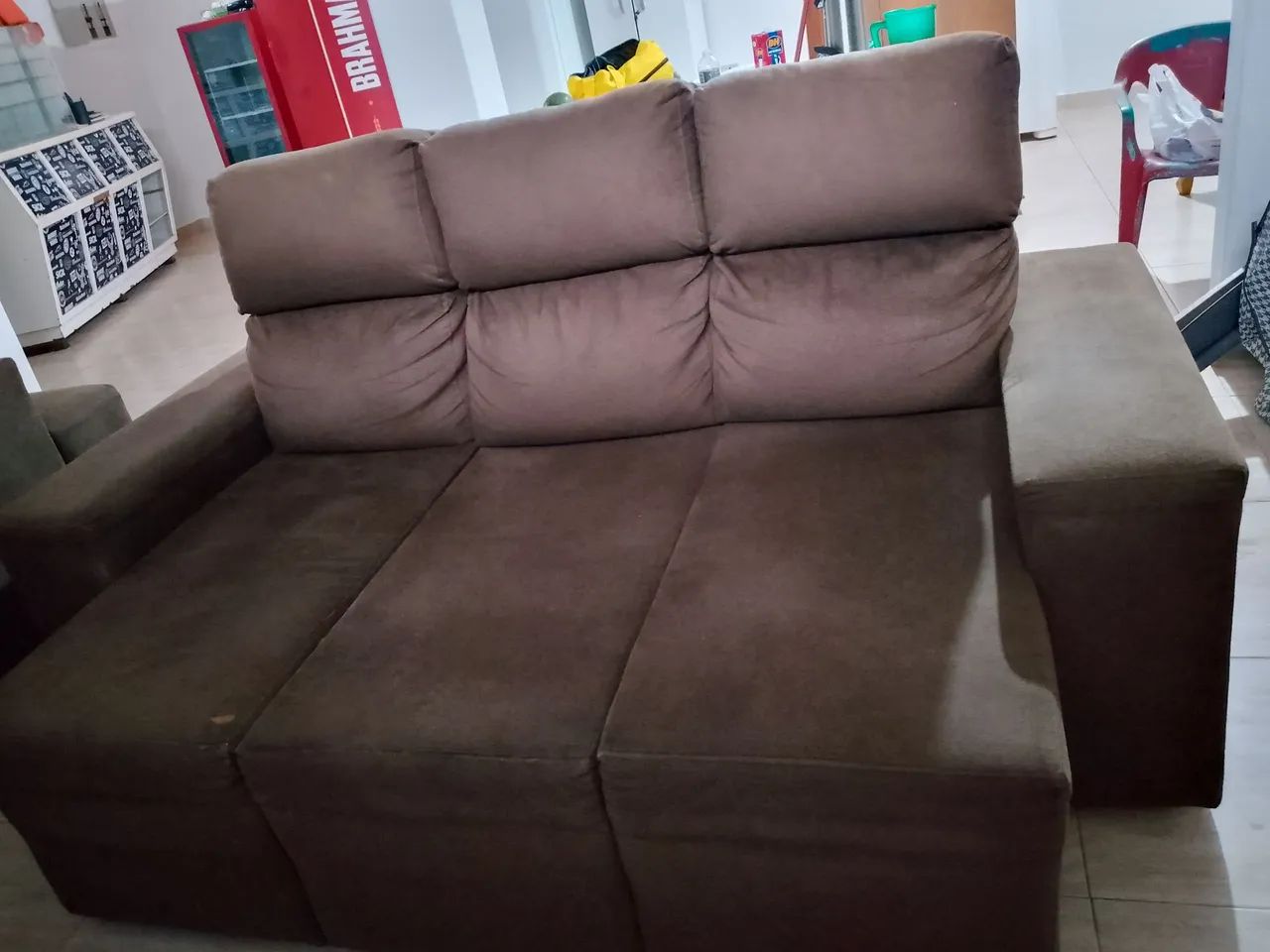 Sofá 3lugares retrátil 