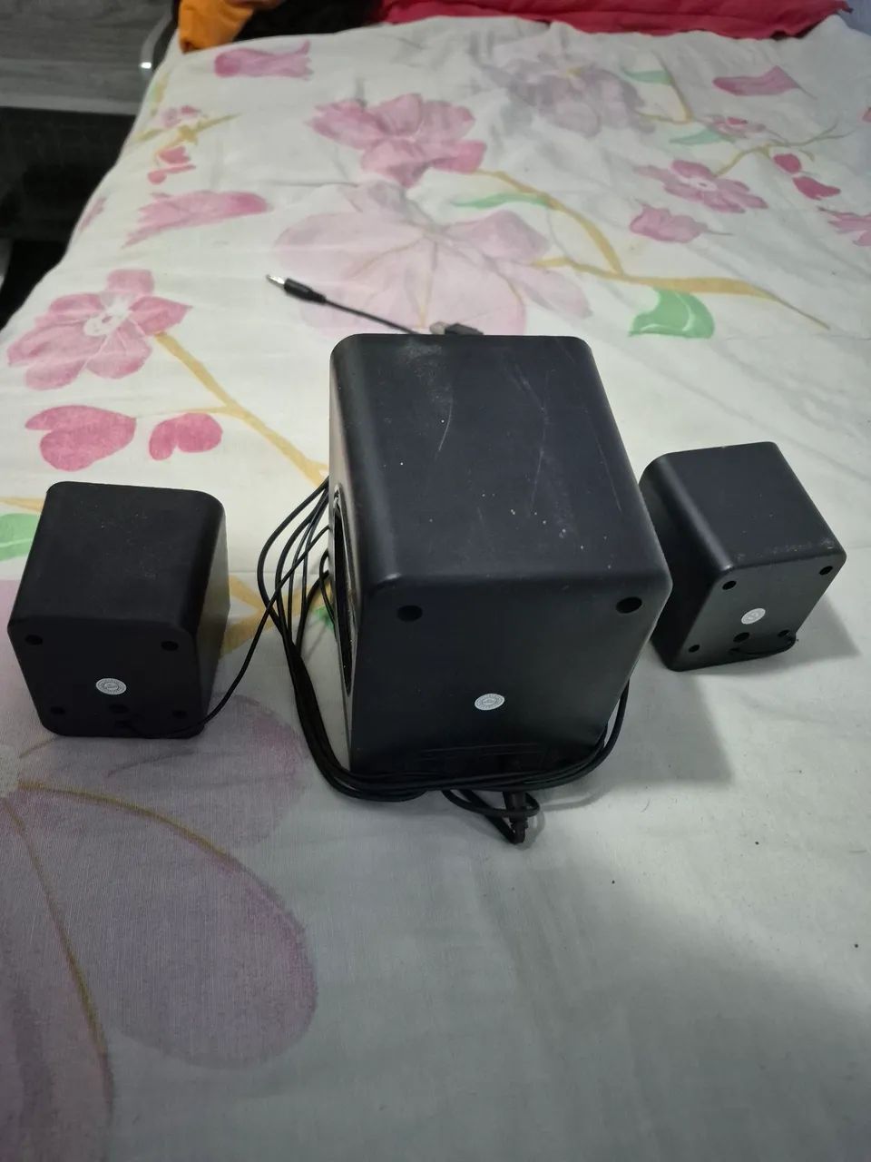 Caixa de Som Hoopson 2.1 com Subwoofer, funcionando perfeitamente. - Foto 3