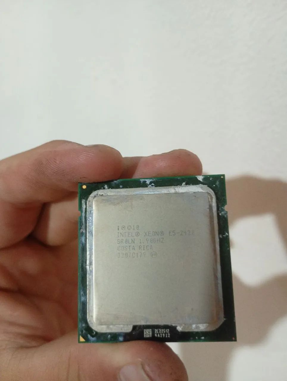 Xeon e5 2420 + placa mãe x79 com pino torto 