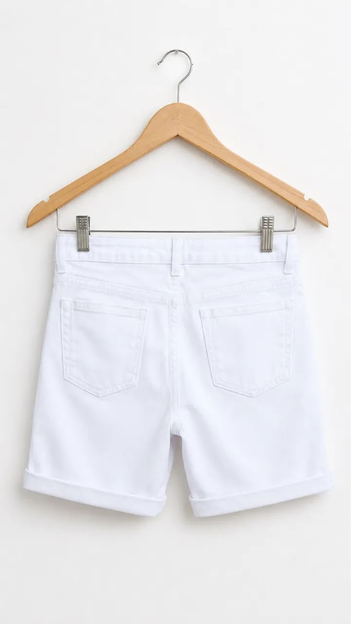 Bermuda jeans branca  - Foto 2