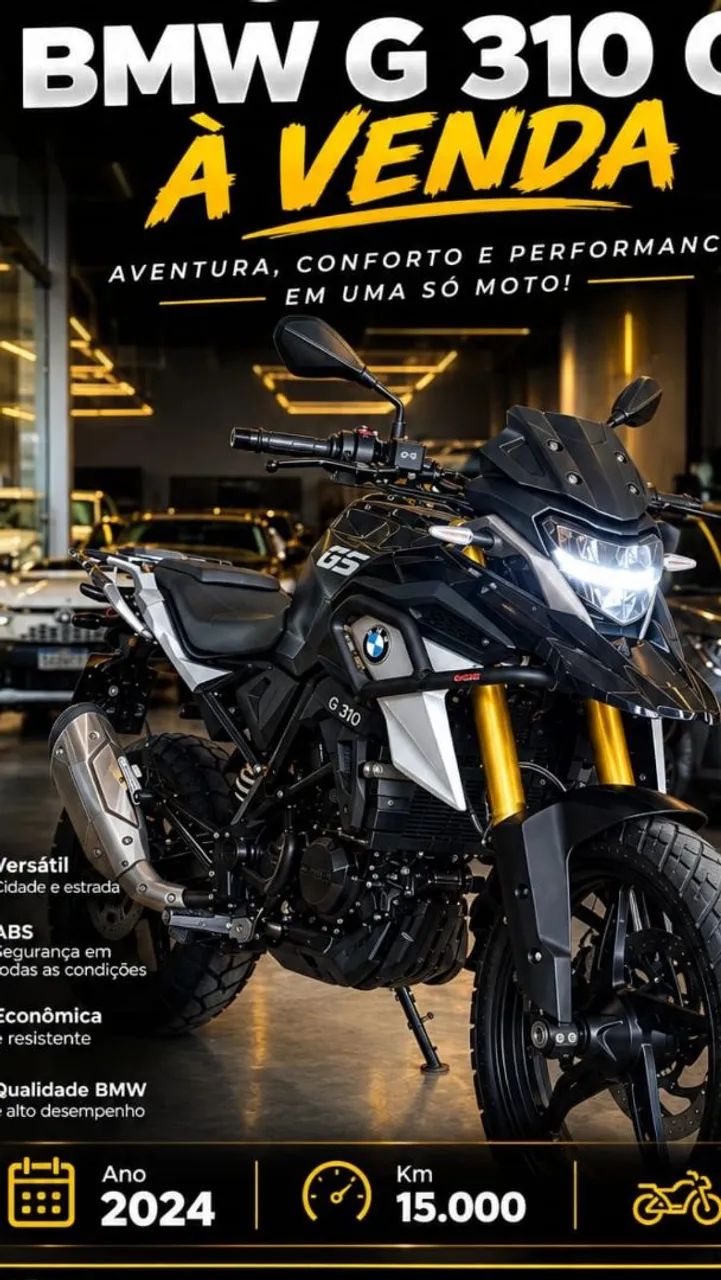 BMW,ano 2024 quitada e sem multa cor preta - Foto 2