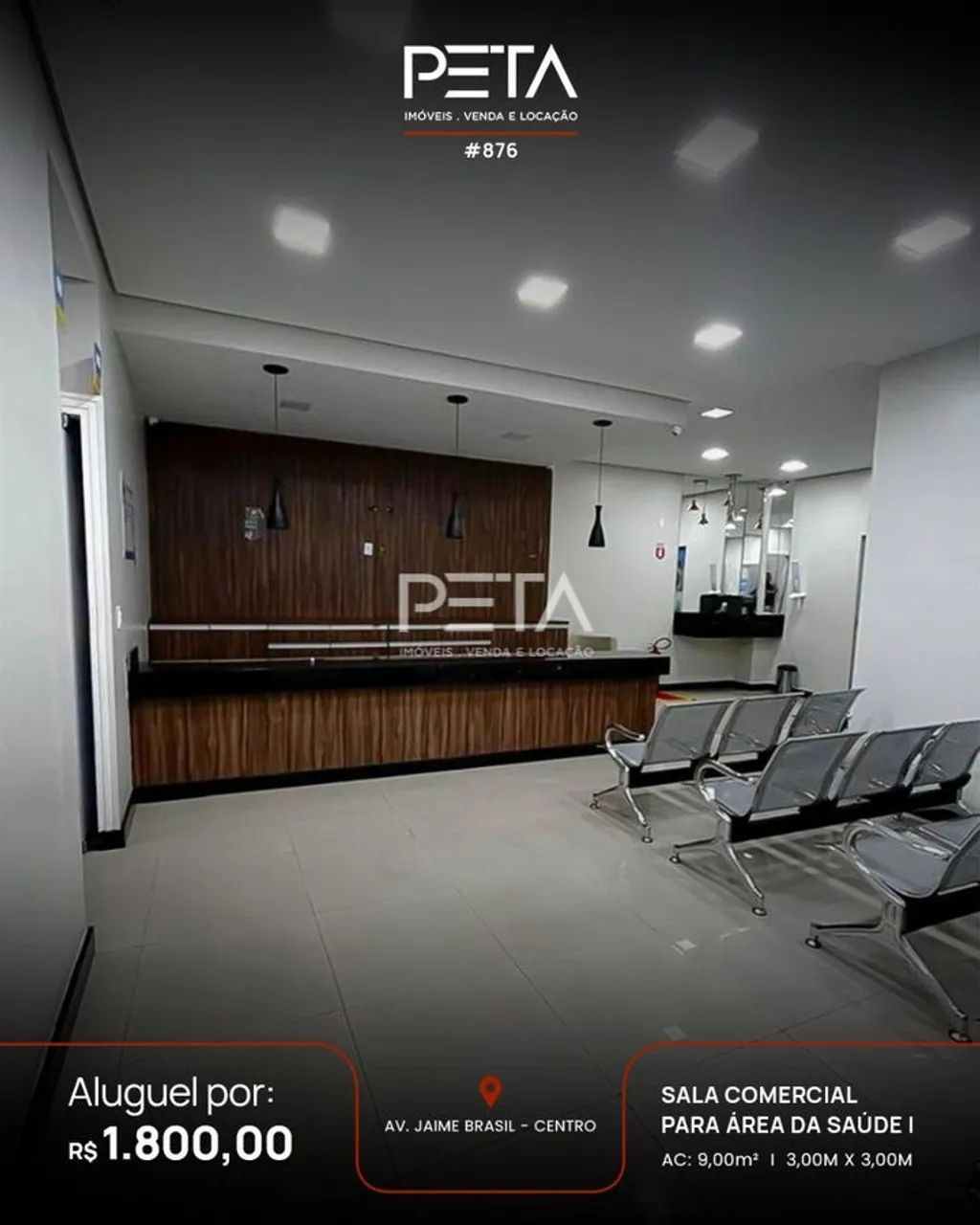 Salas Comerciais na area da saúde para Locação, Centro - Boa Vista