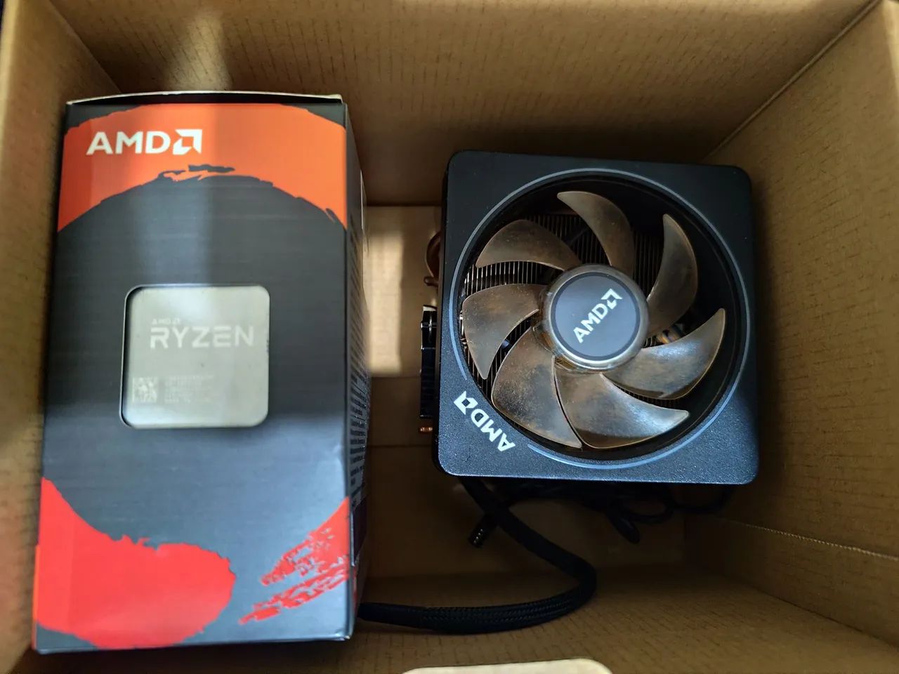 Processador Ryzen 5 2600 com cooler RGB - Foto 3