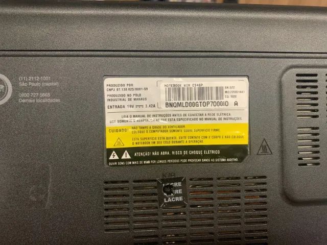NOTEBOOK CCE-WIN E546P - USADO - Foto 4