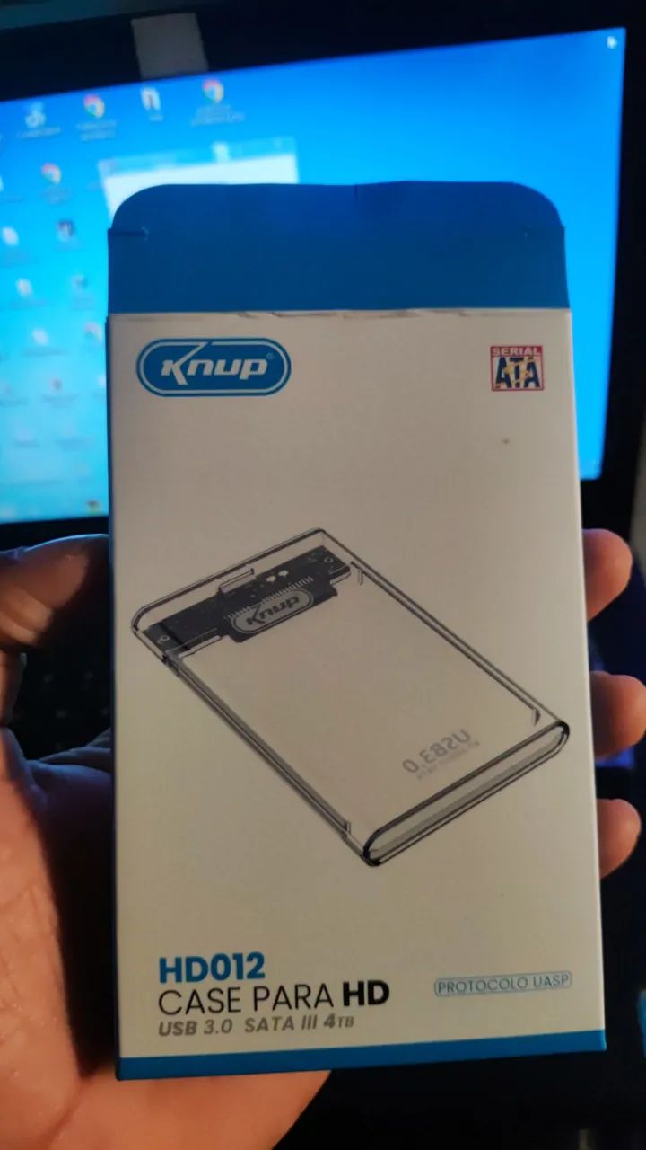 Case para HD 3.0 da knup, suporta até 4tb  - Foto 3