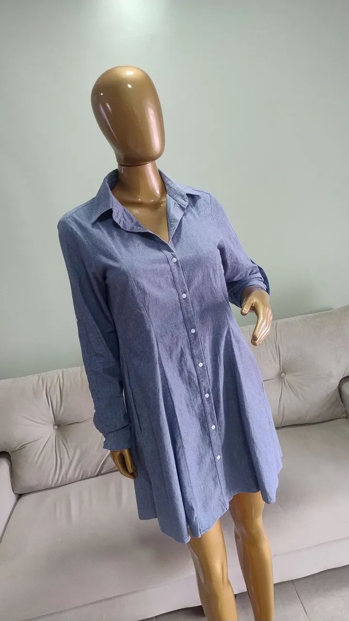 Vestido chemise Le Lis Blanc 38/40 - Foto 2