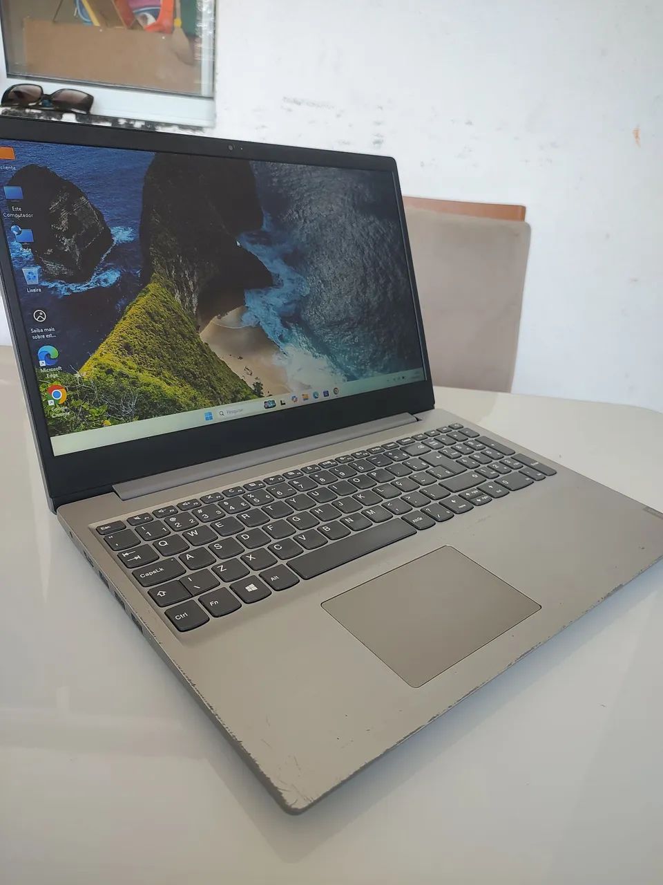Notebook Lenovo, ideapad 4GB + 128GB. Semi Novo - Foto 5