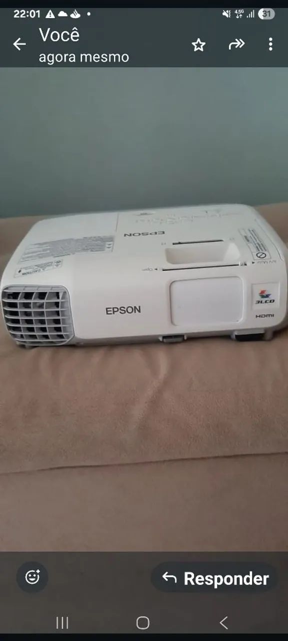 Data show  ou projetor  da EPSON  - Foto 2