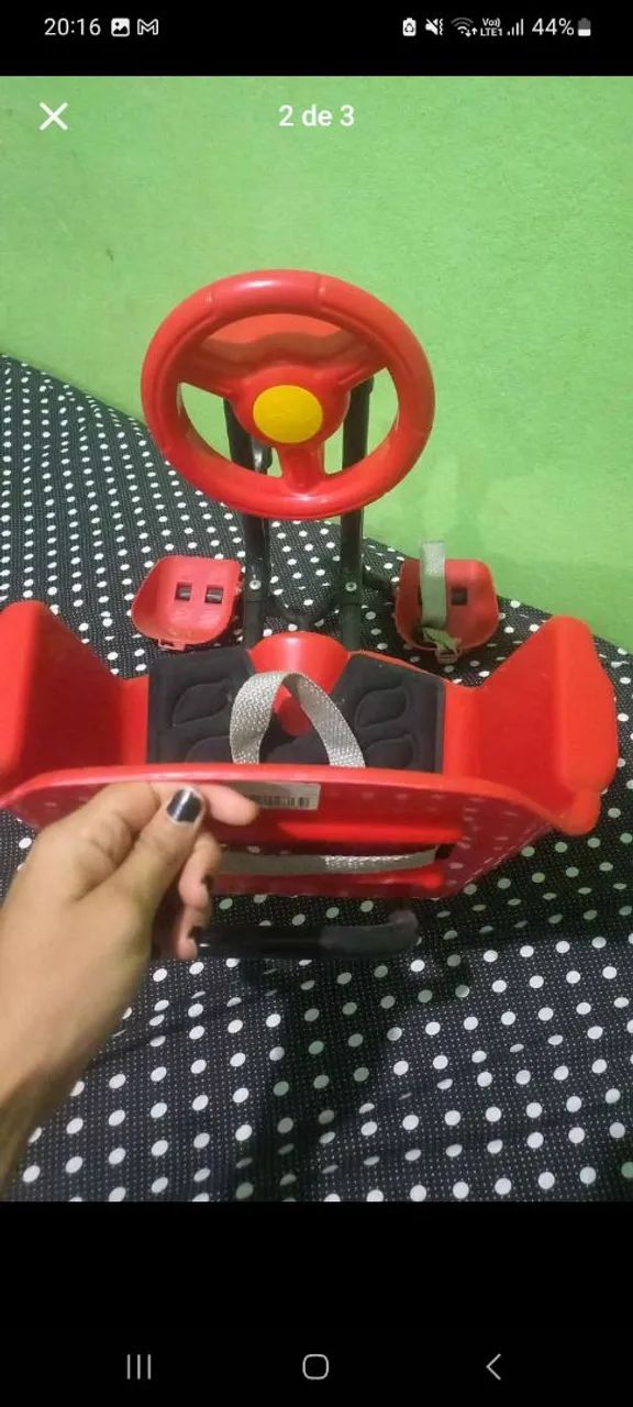Cadeirinha infantil para bicicleta aro 29 - Foto 2