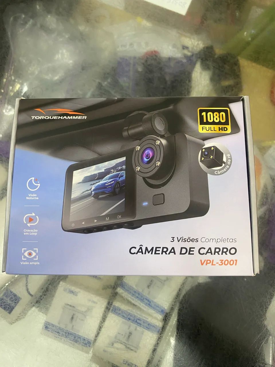 Câmera veicular 3x1