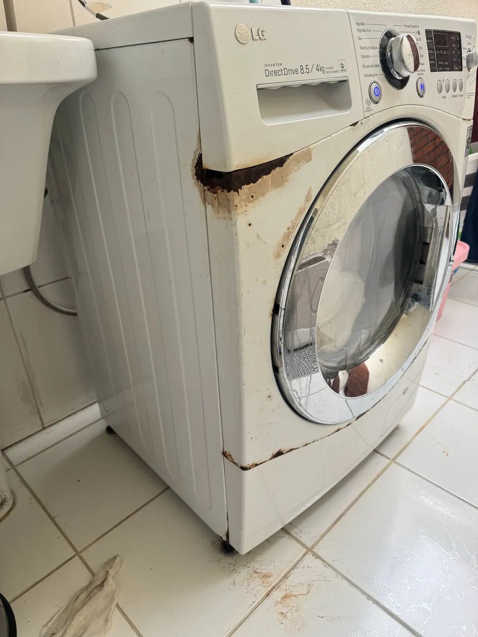 Máquina de lavar e secar 