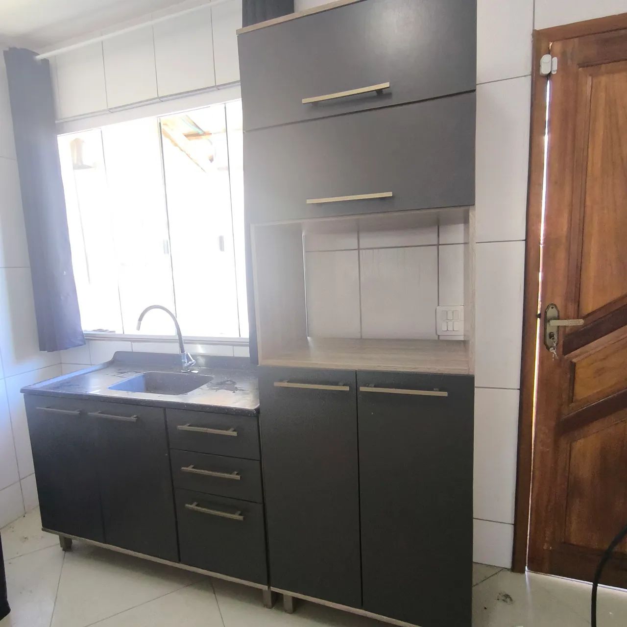JOGO DE COZINHA MODULADO (TORRE E BANCADA DA PIA) - Foto 5