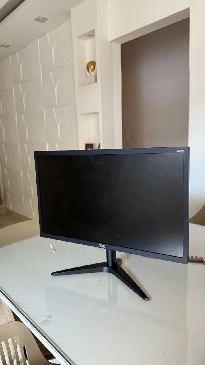 monitor aoc 22b1h 21,5 polegadas  monitor aoc modelo da série b1, com tela lcd de 21,5  po - Foto 5