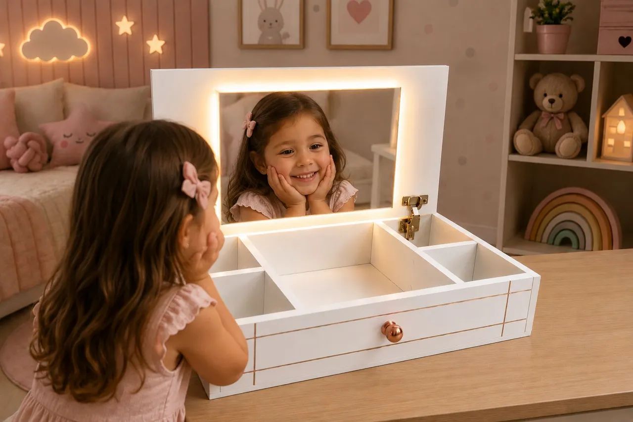 Camarim, suspenso com luz de led.