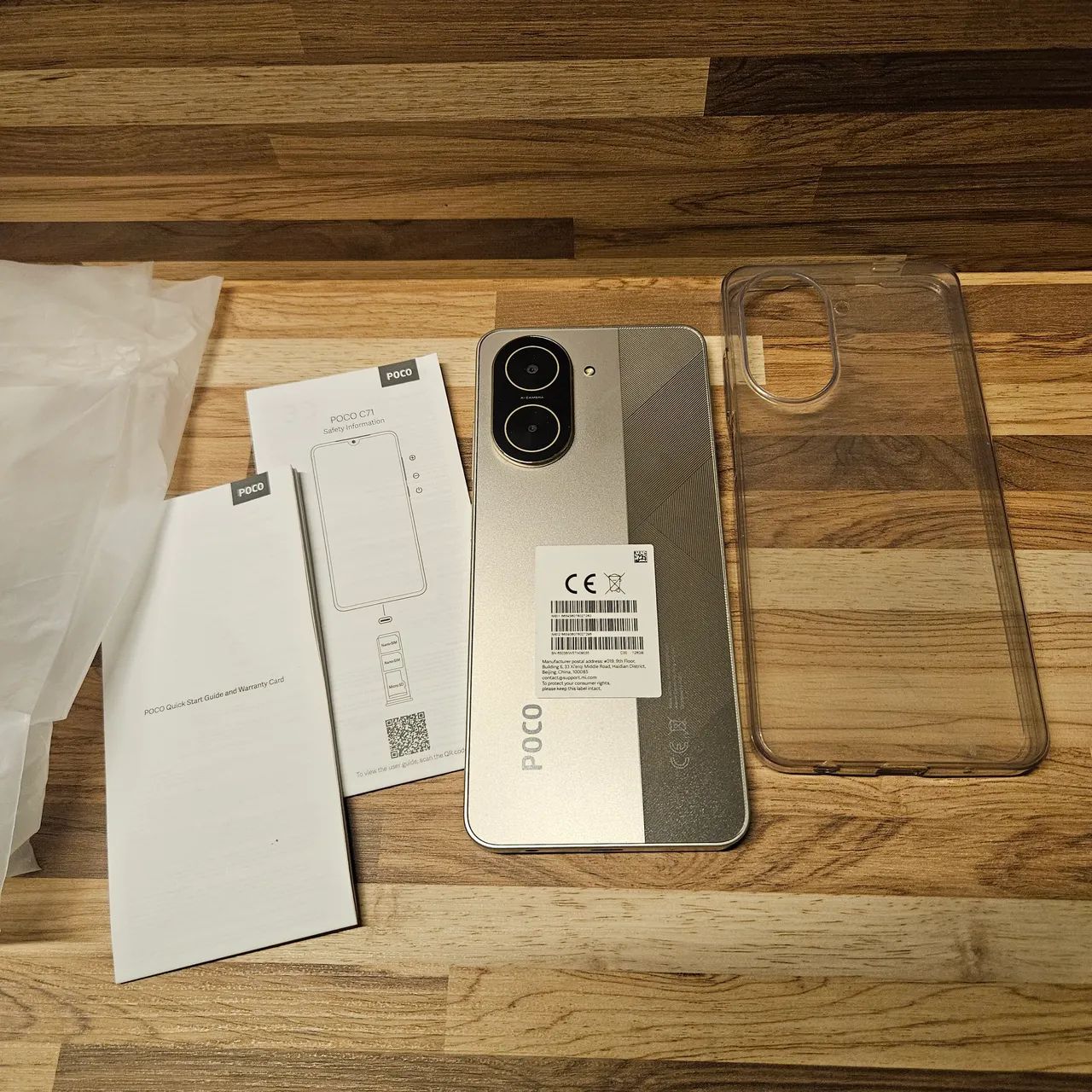 Smartphone POCO C71 Gold 128GB  - Foto 3