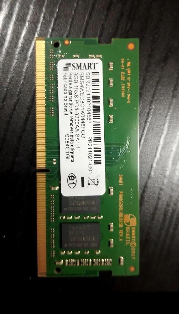 2x8 RAM de notebook DDR4 3200mhz