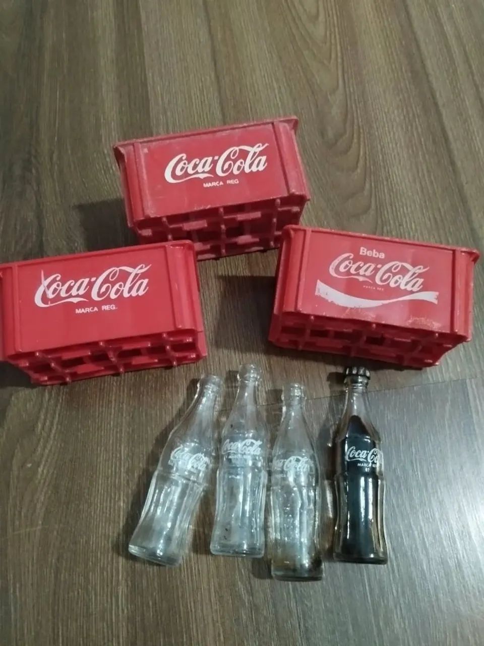 Lote com 3 mini engradados de Coca-Cola - Foto 2