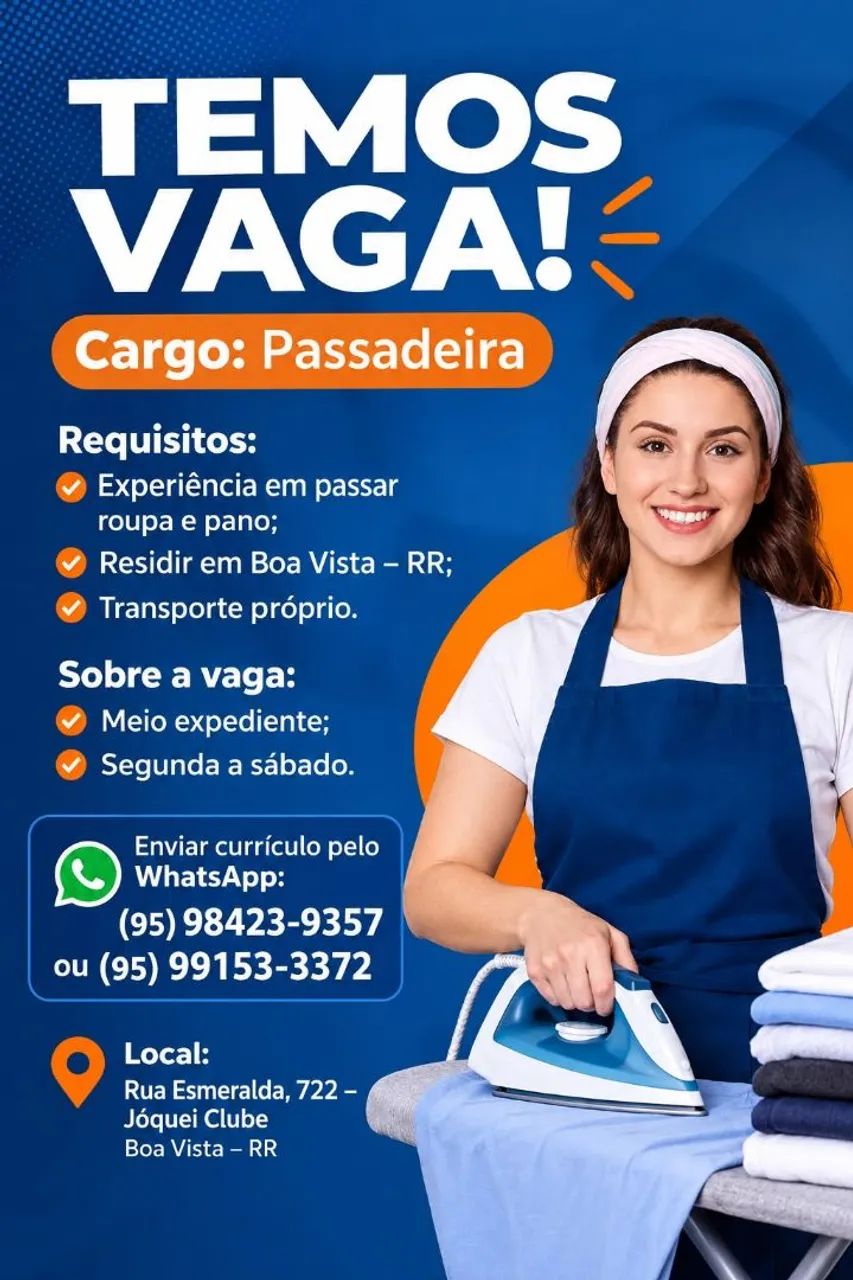 Oportunidade de emprego 