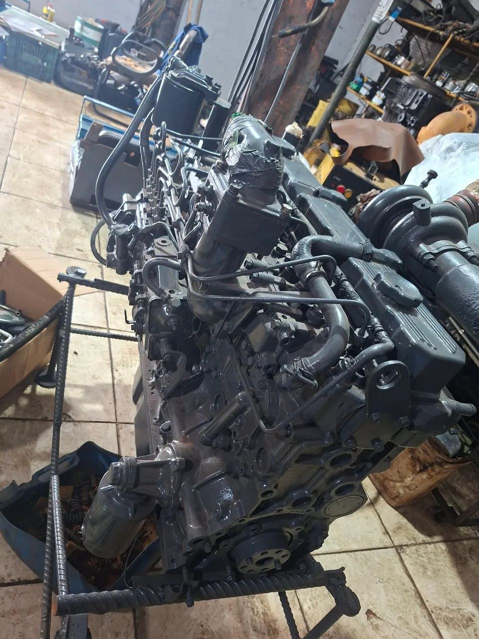 Motor mitsubichi da escavadeira Hyundai 160 - Foto 5