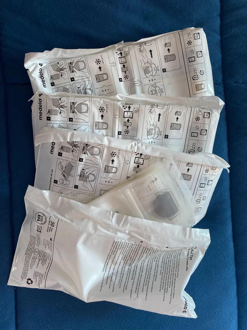 Sacos armazenamento de leite materno  - Foto 2