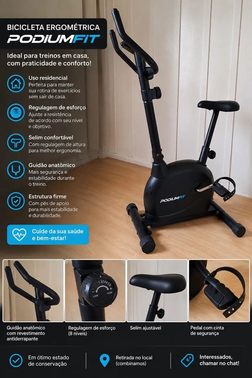 BICICLETA ERGOMÉTRICA PODIUMFIT