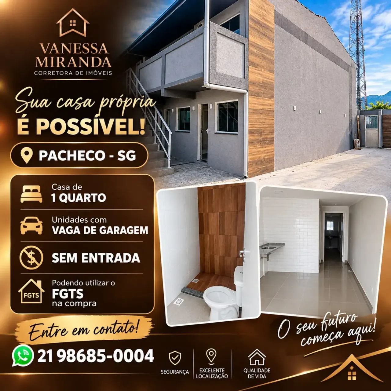 Apartamento no Pacheco SEM ENTRADA