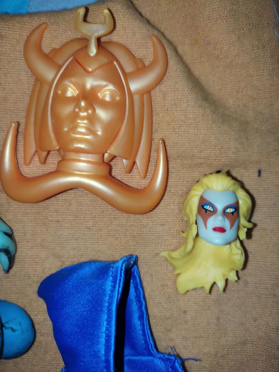 Head Cheetara Thundeecats (olhos que brilham no escuro) + efect e acessórios