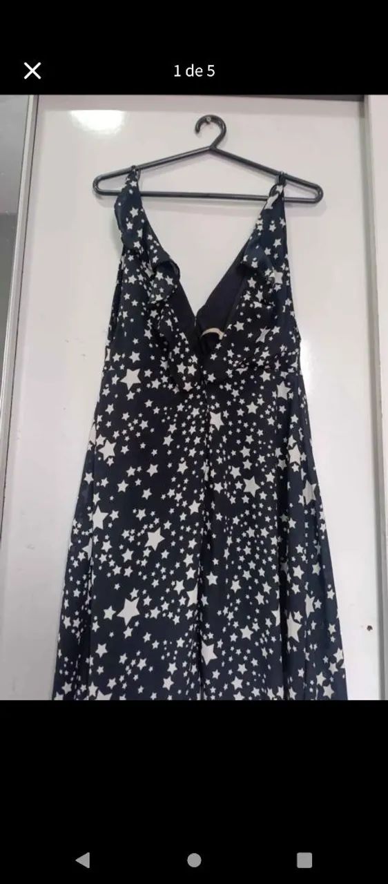 Vestido soltinho estrelas tamanho P